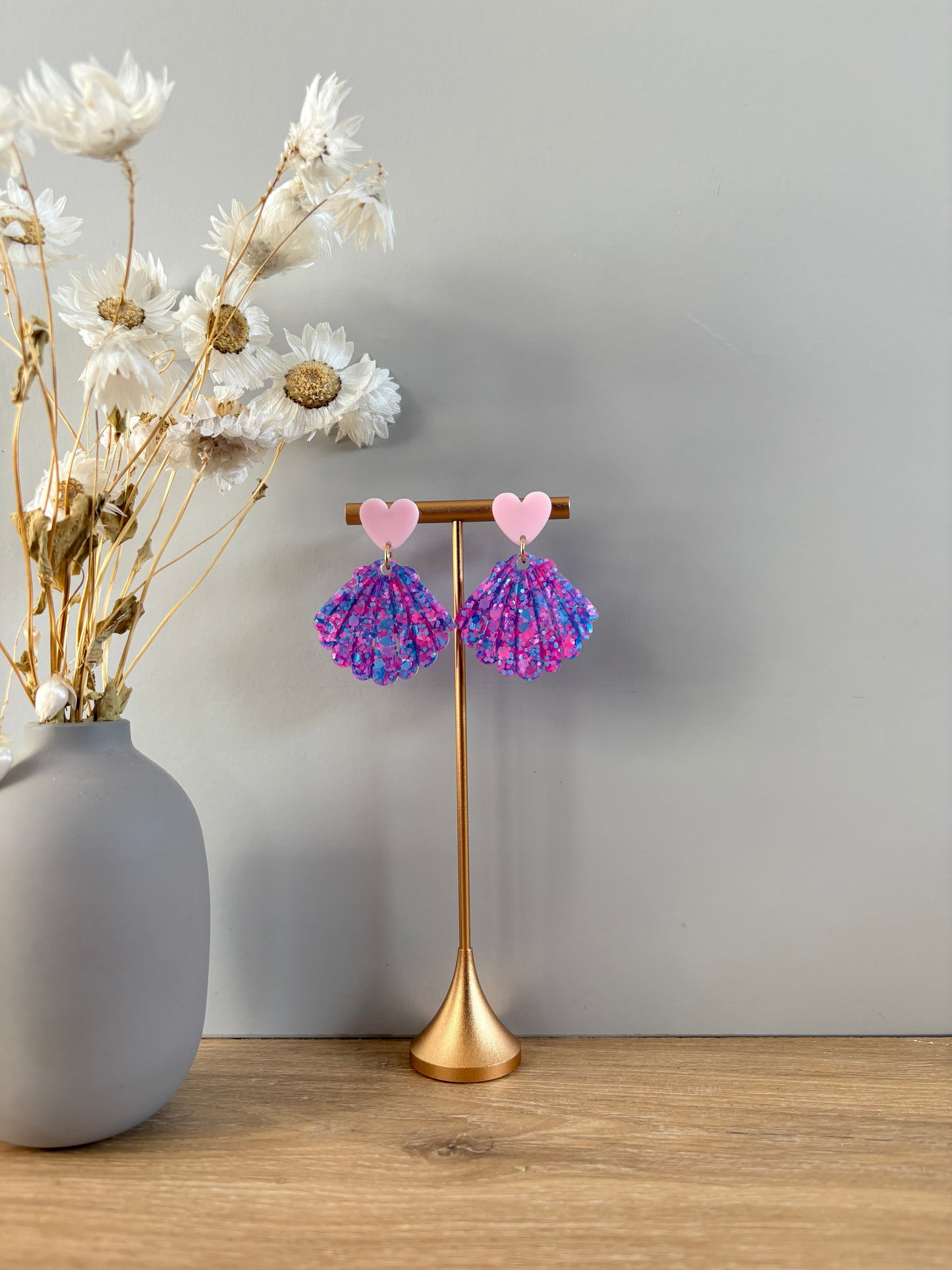 Boucles d'oreilles coquillage