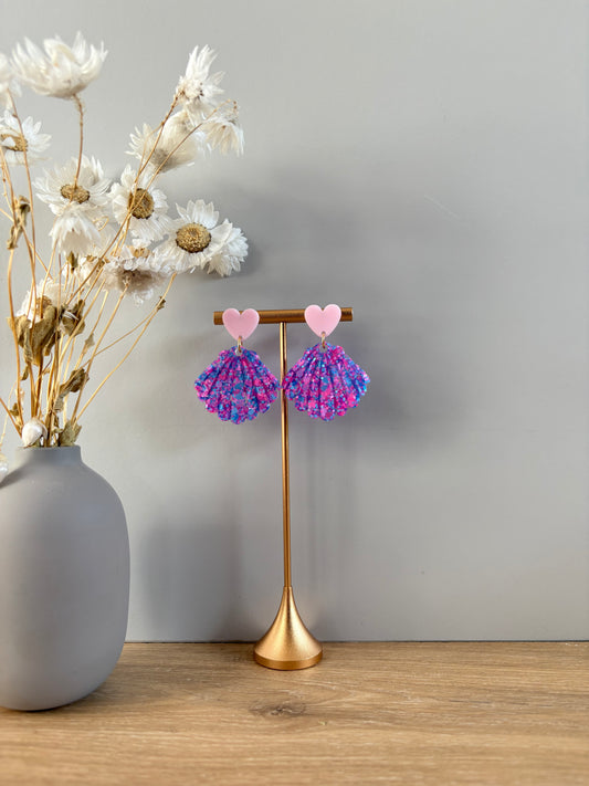 Boucles d'oreilles coquillage