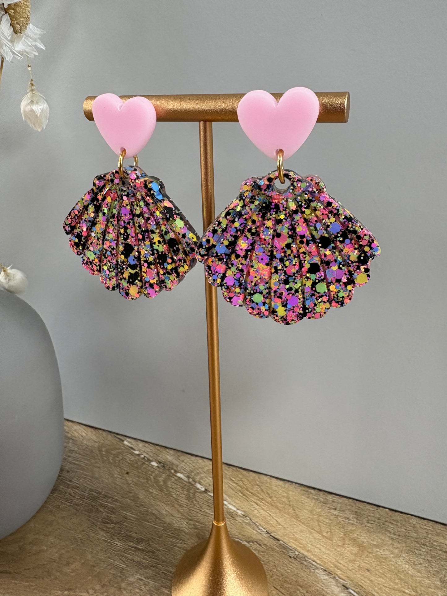 Boucles d'oreilles coquillage