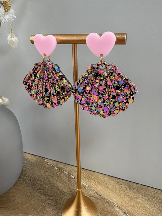 Boucles d'oreilles coquillage