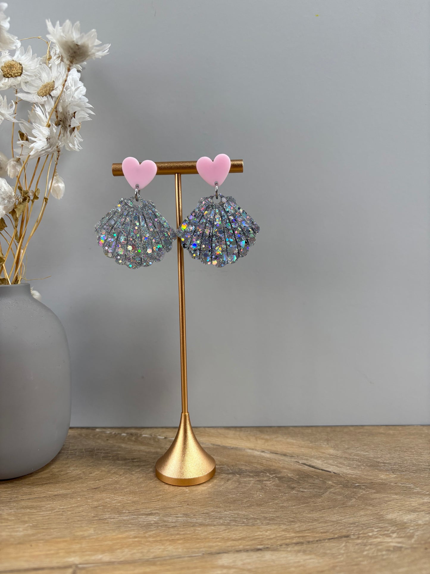 Boucles d'oreilles coquillage