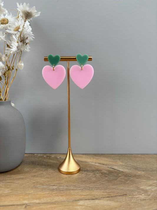 Boucles d'oreille cœur