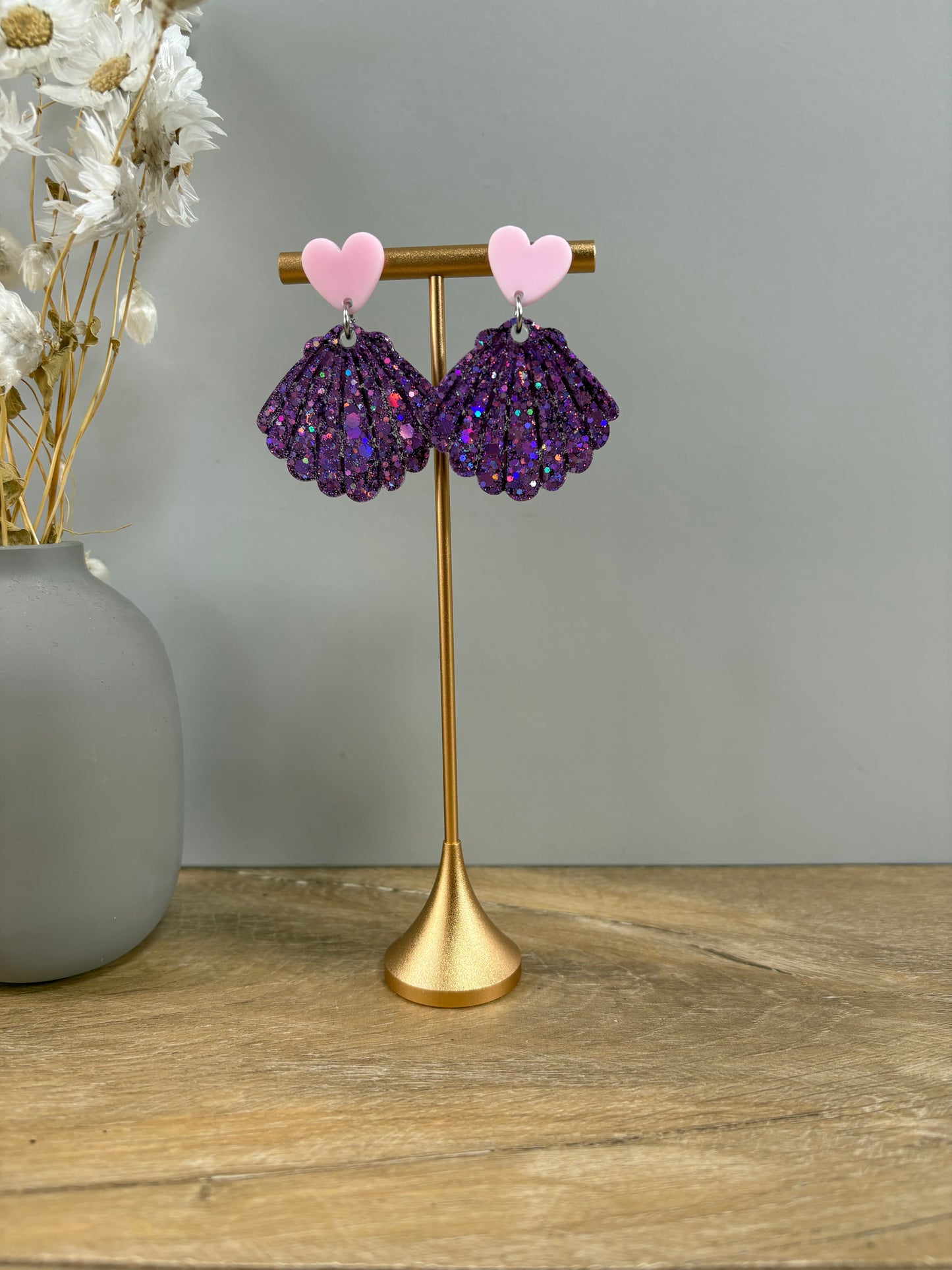 Boucles d'oreilles coquillage