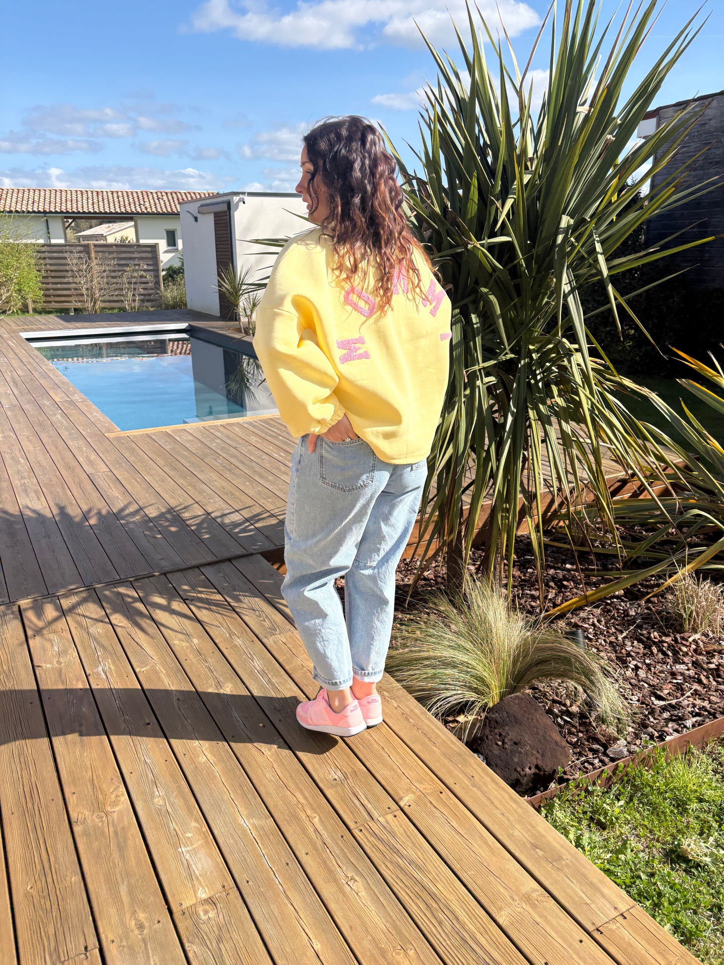 Sweat Mommy jaune