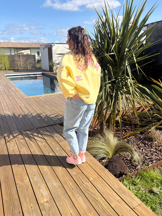 Sweat Mommy jaune