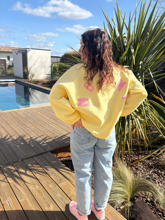 Sweat Mommy jaune