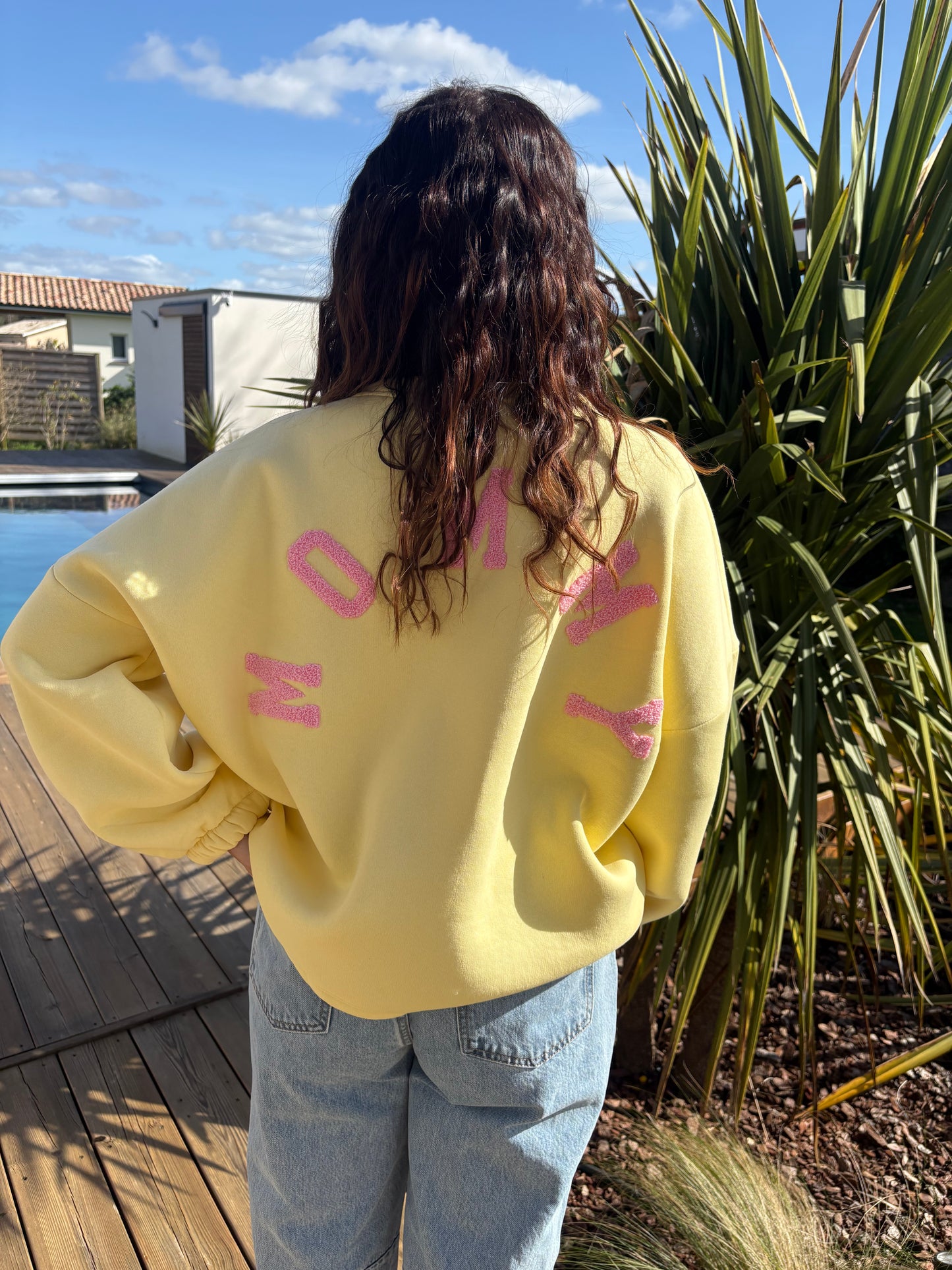 Sweat Mommy jaune