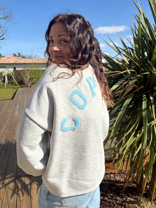 Sweat Copine bleu