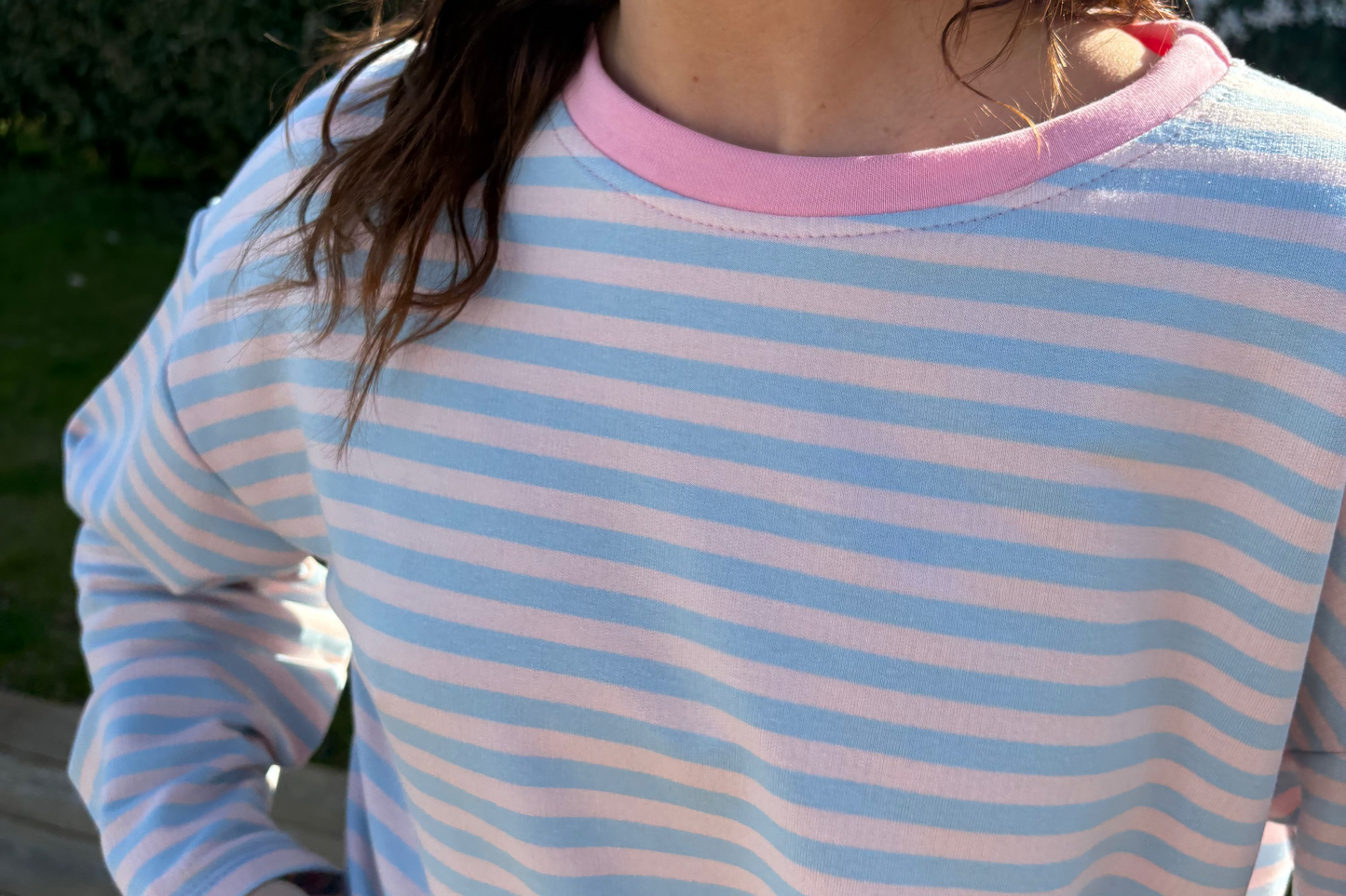 Top Nina bleu