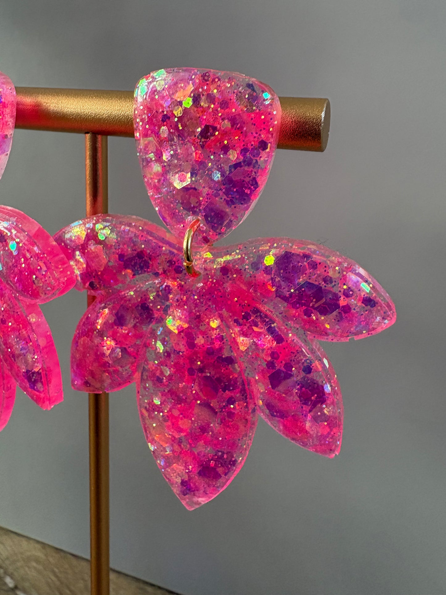 Boucles d'oreille pétales