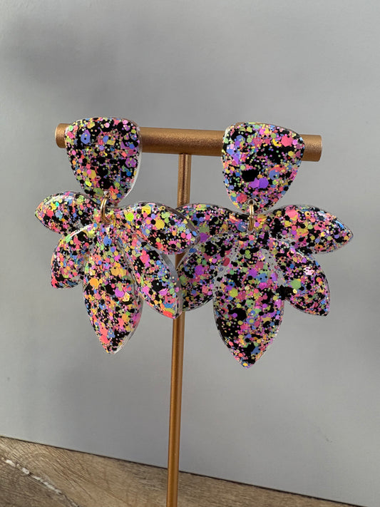 Boucles d'oreille pétales