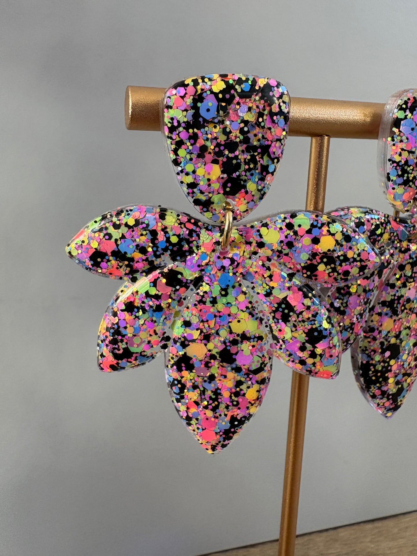 Boucles d'oreille pétales