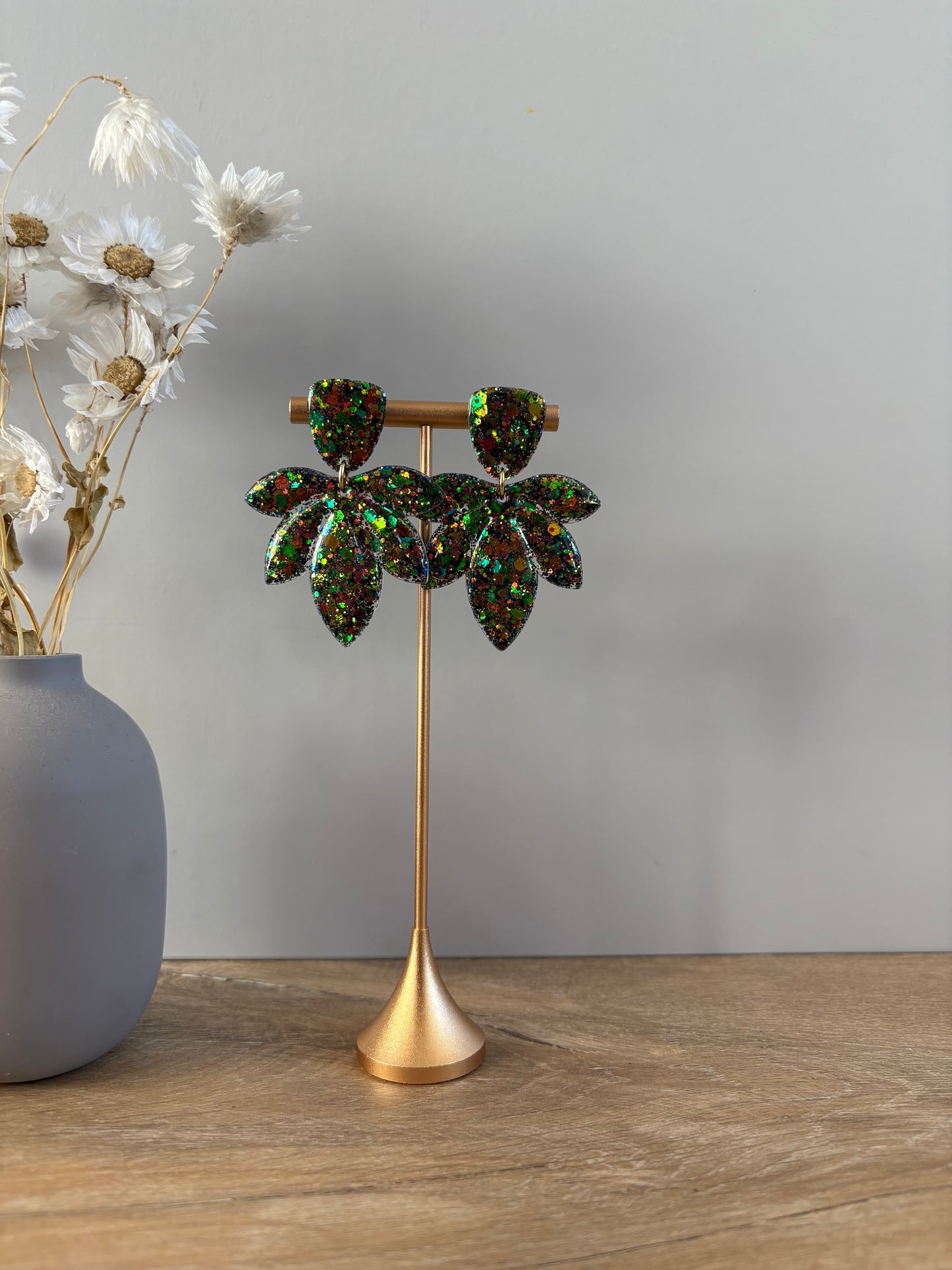 Boucles d'oreille pétales