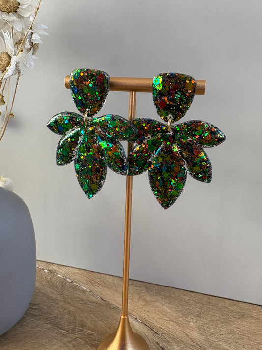 Boucles d'oreille pétales