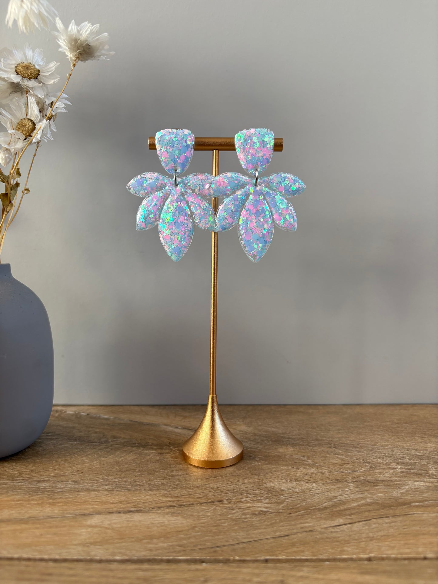 Boucles d'oreille pétales