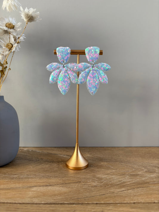 Boucles d'oreille pétales