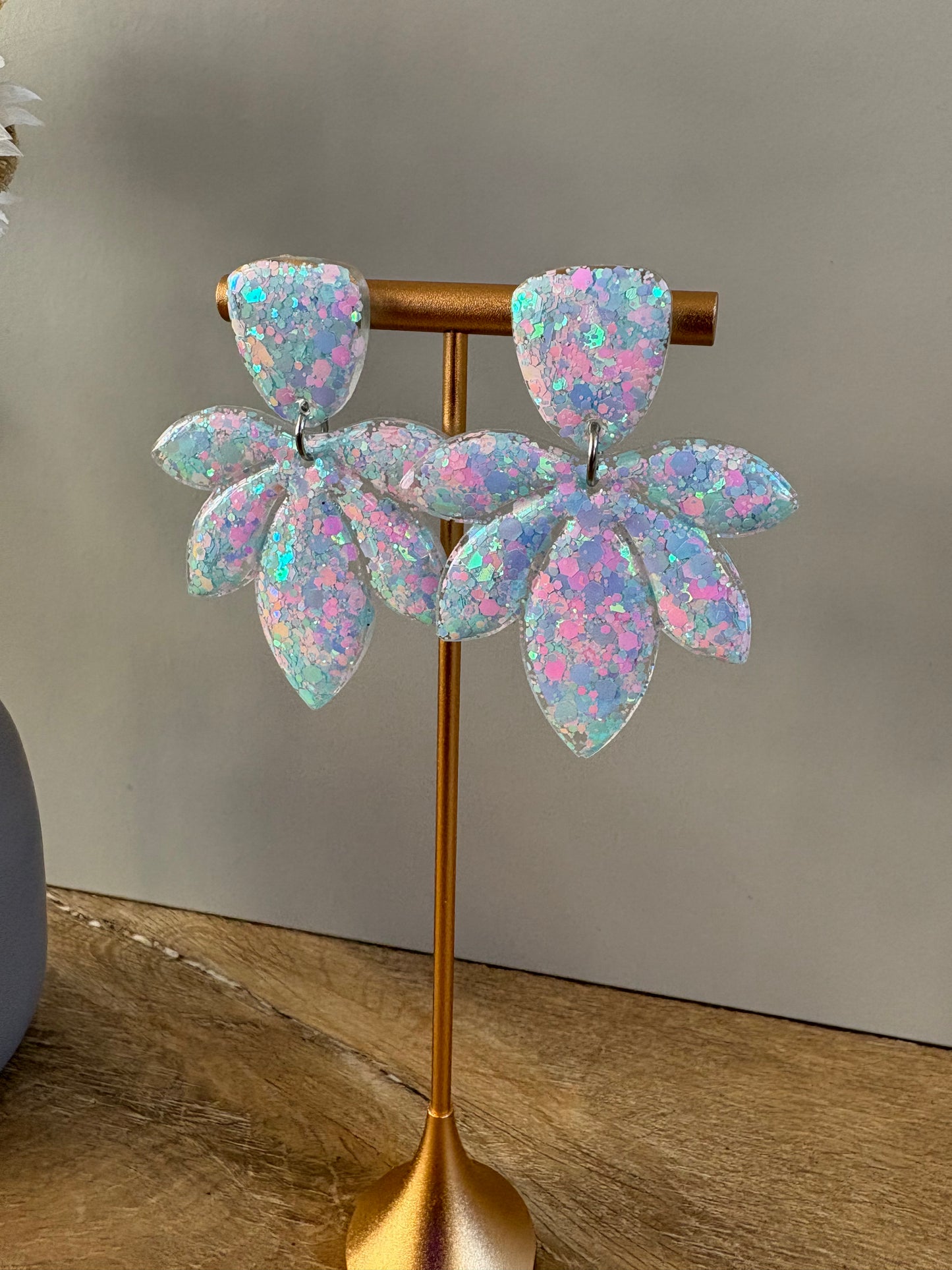 Boucles d'oreille pétales