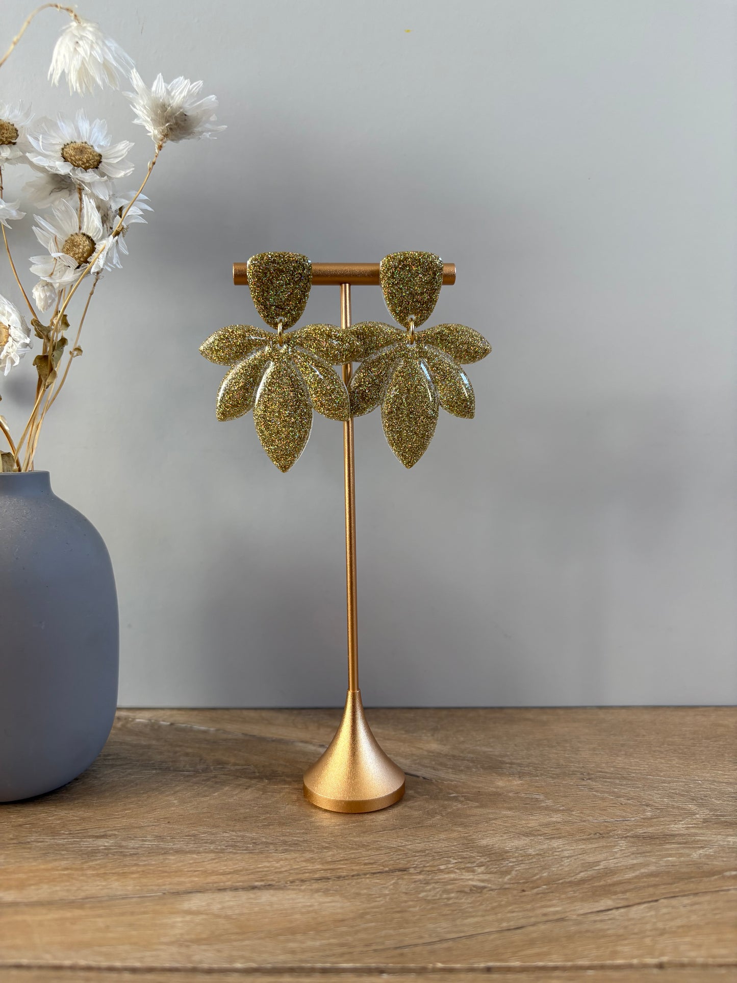 Boucles d'oreille pétales