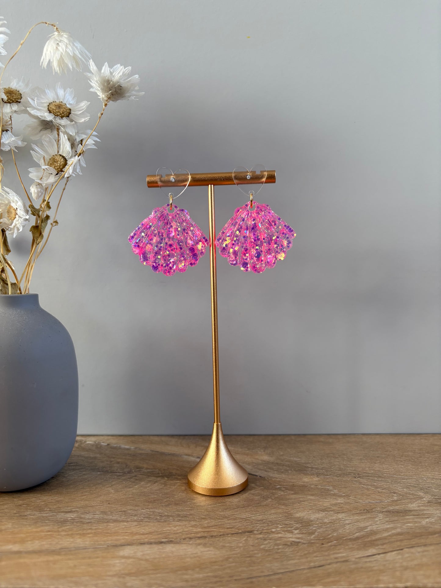Boucles d'oreilles coquillage