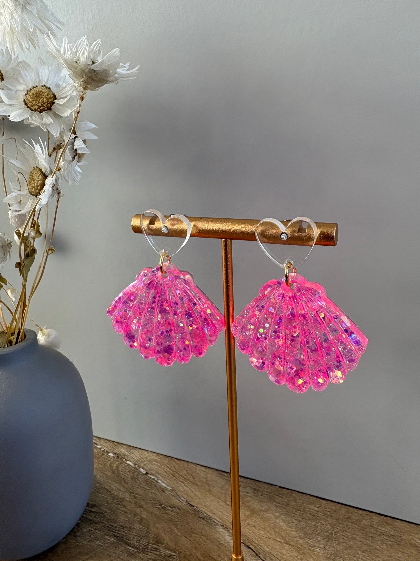 Boucles d'oreilles coquillage