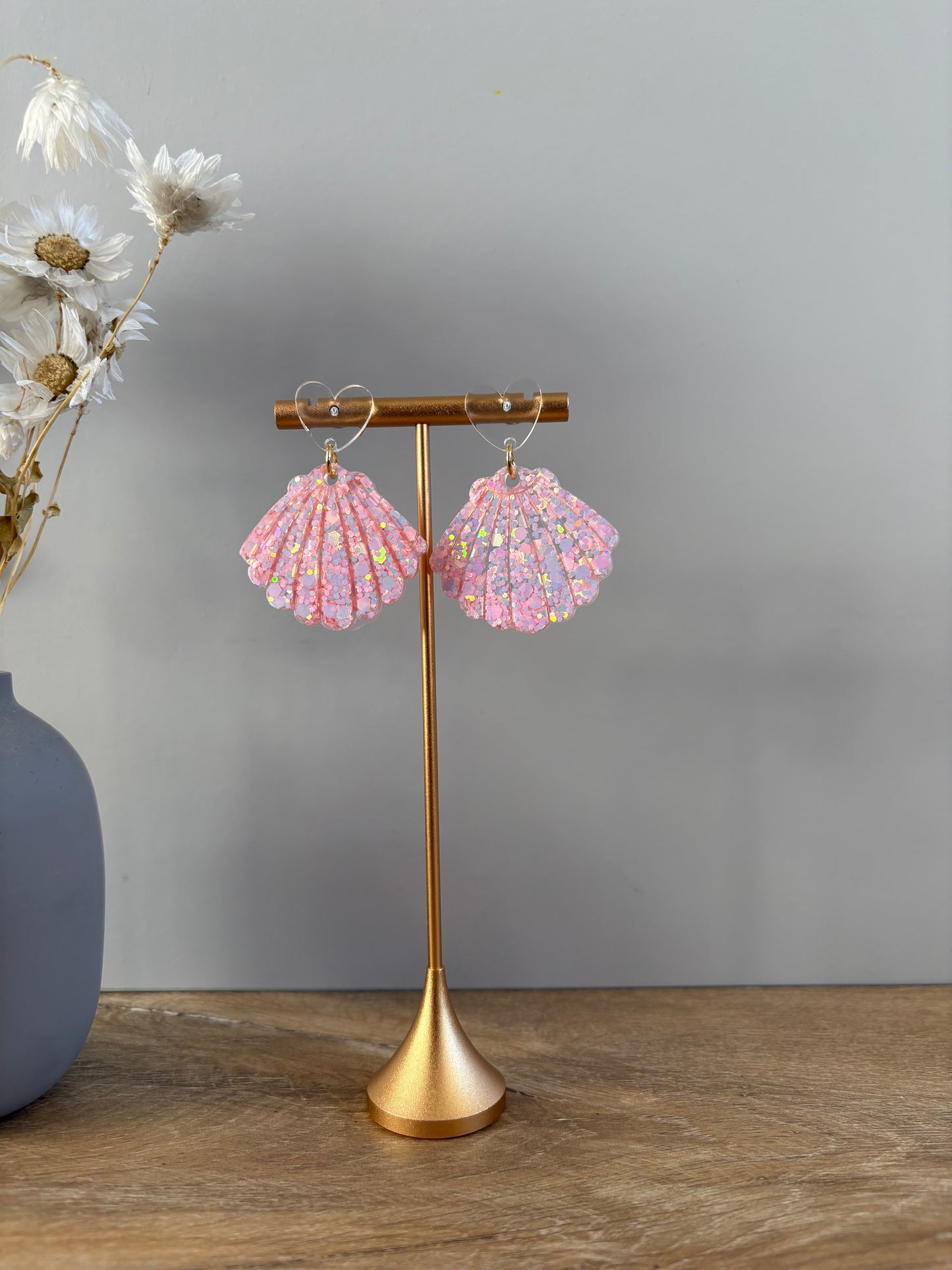 Boucles d'oreilles coquillage