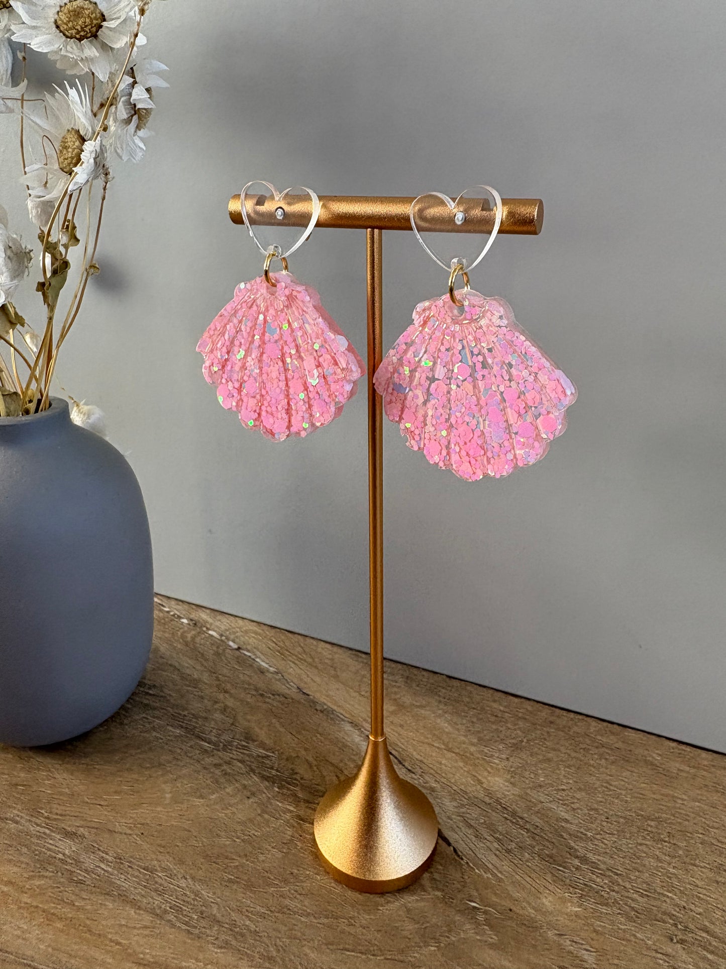 Boucles d'oreilles coquillage