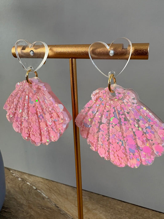 Boucles d'oreilles coquillage