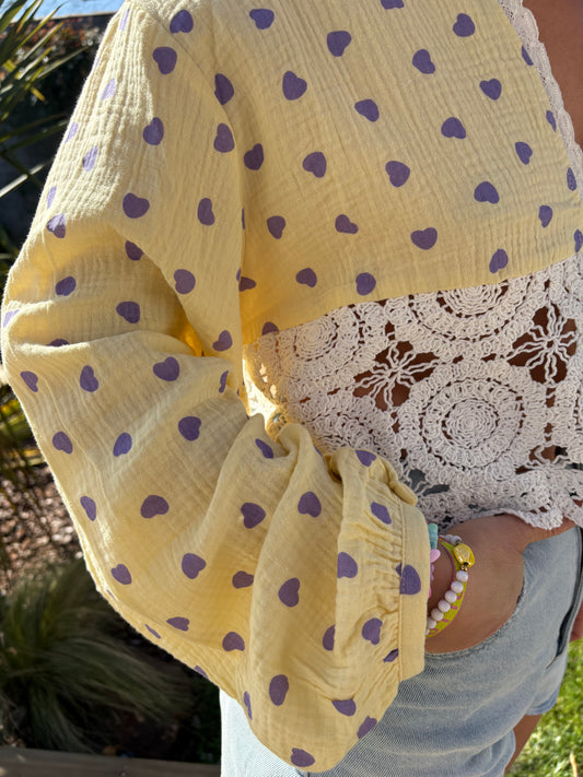 Blouse Zoé jaune