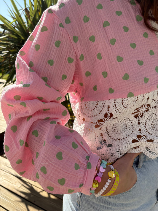 Blouse Zoé rose