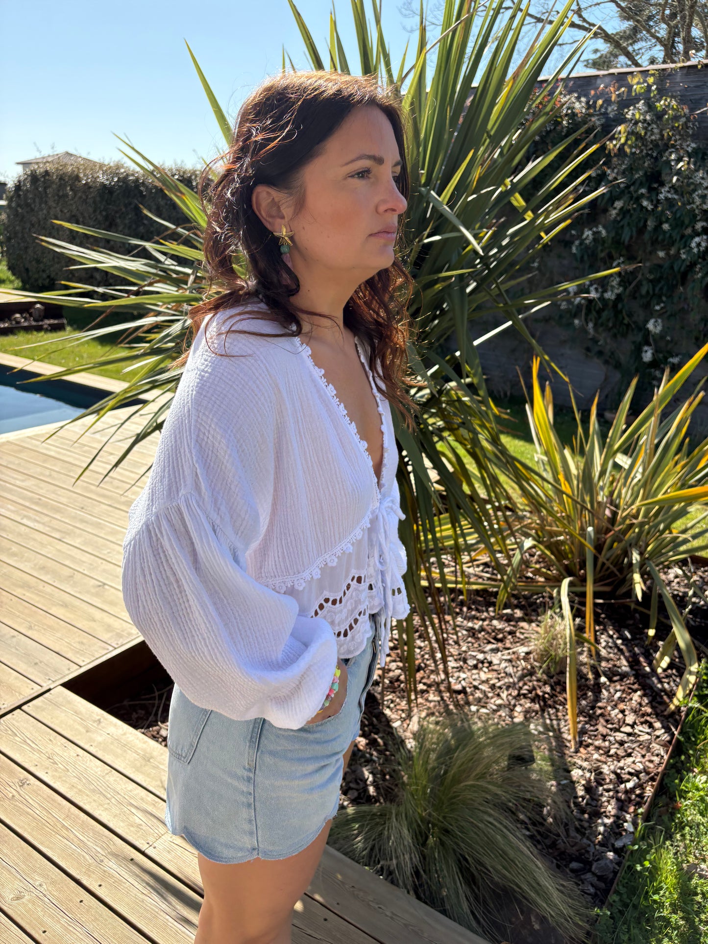 Blouse Louise blanche