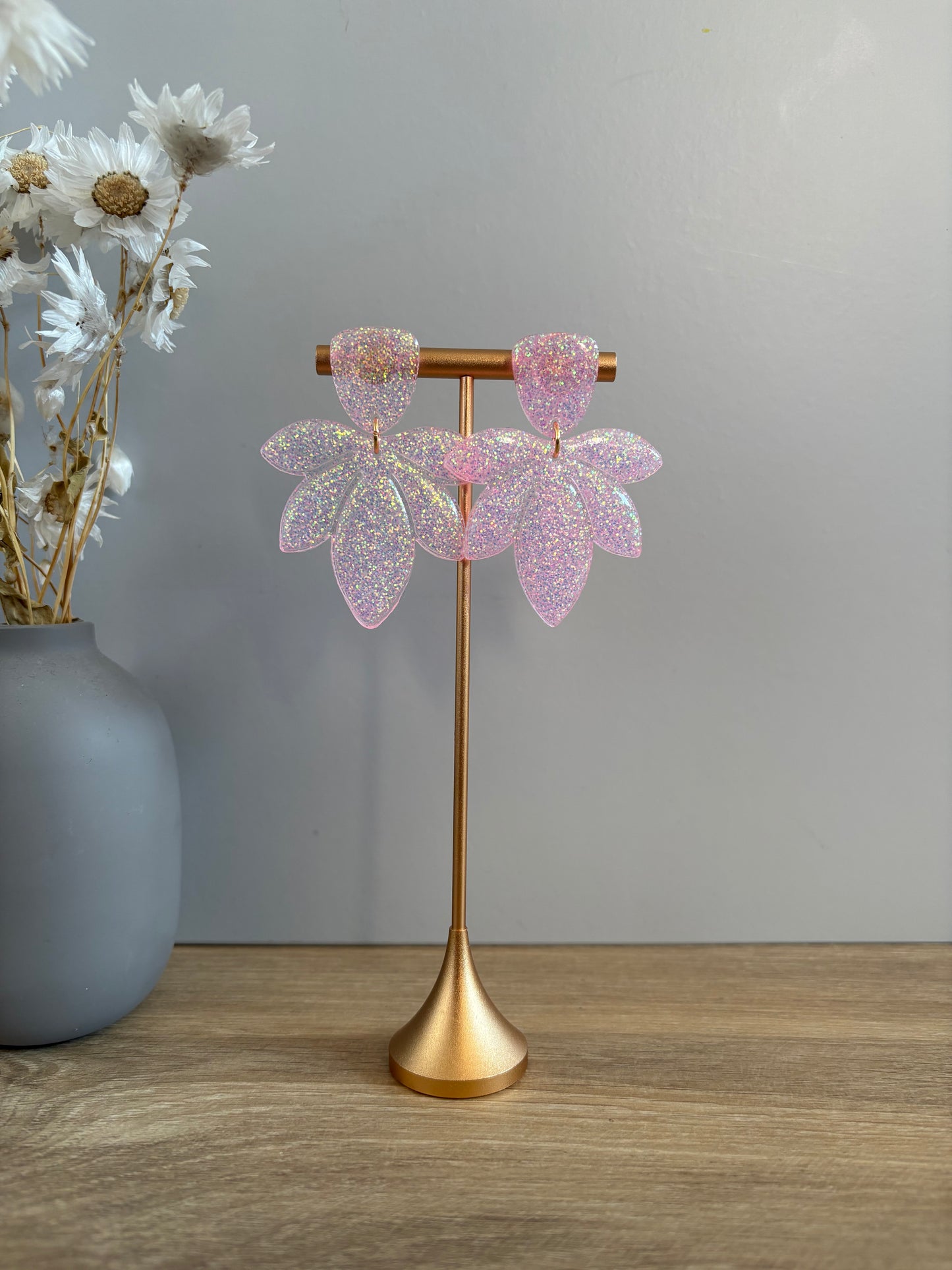 Boucles d'oreille pétales