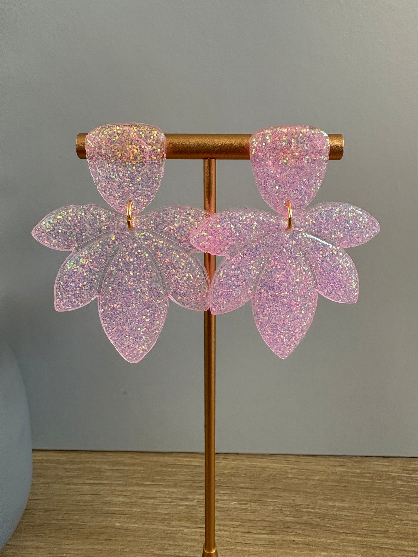 Boucles d'oreille pétales