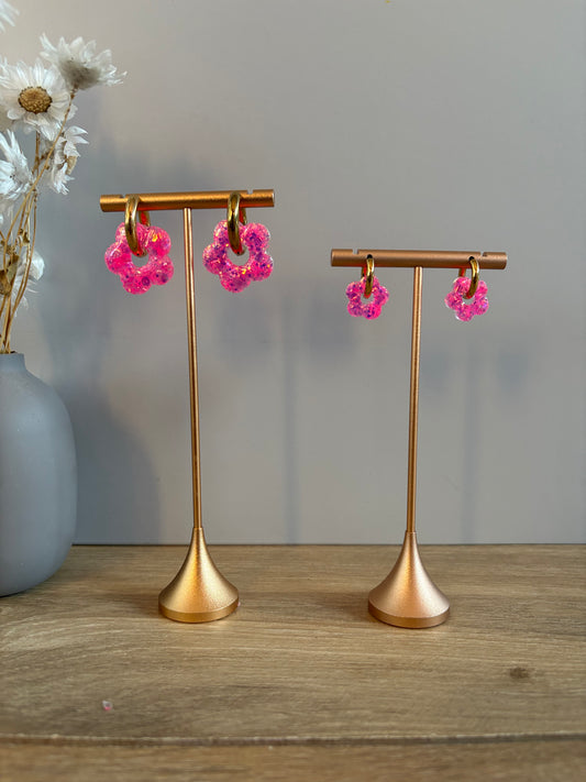Boucles d'oreille fleur enfants