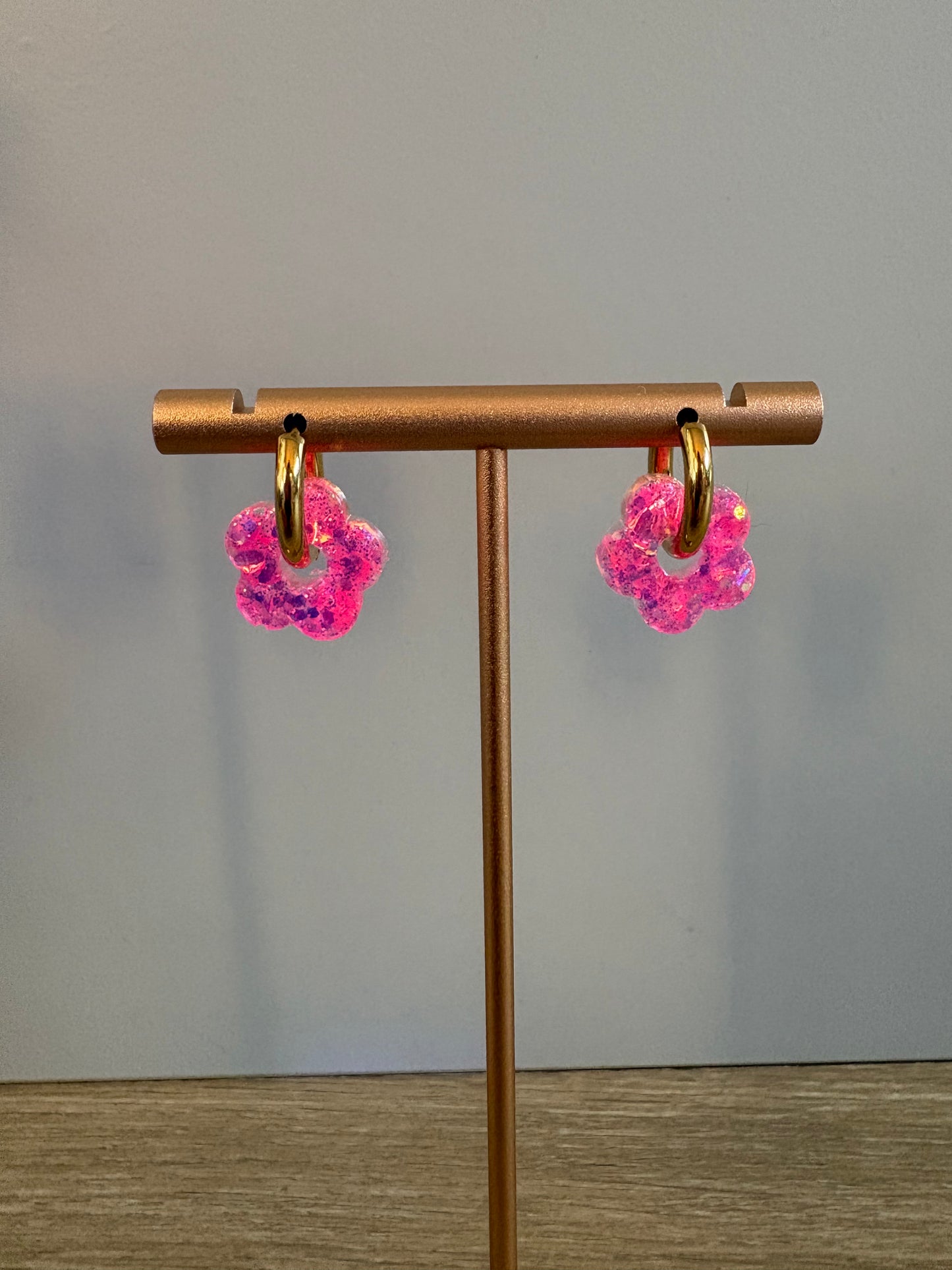 Boucles d'oreille fleur enfants