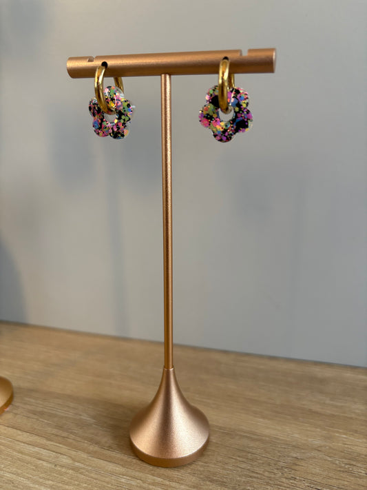 Boucles d'oreille fleur enfants