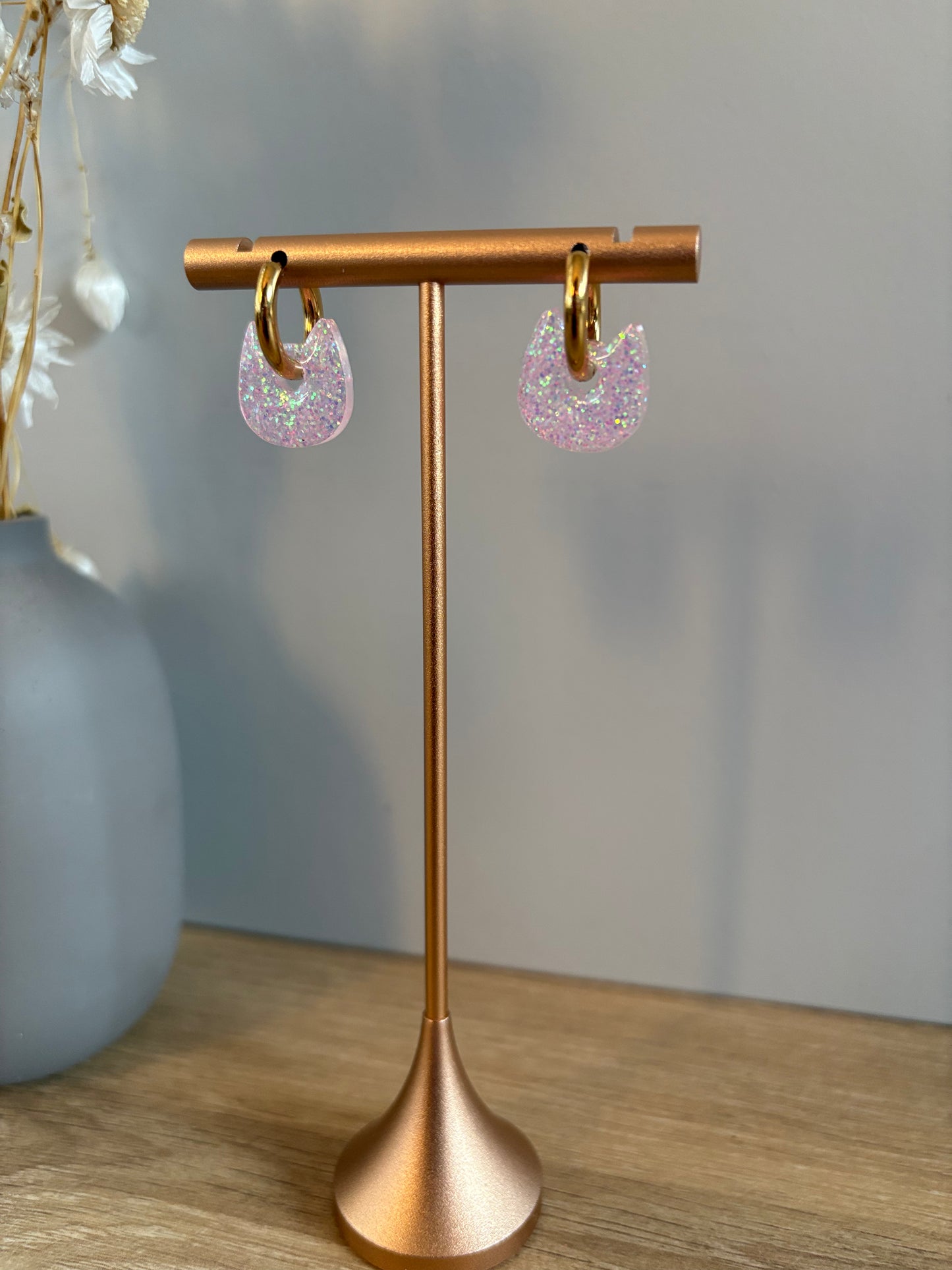 Boucles d'oreille chat enfants