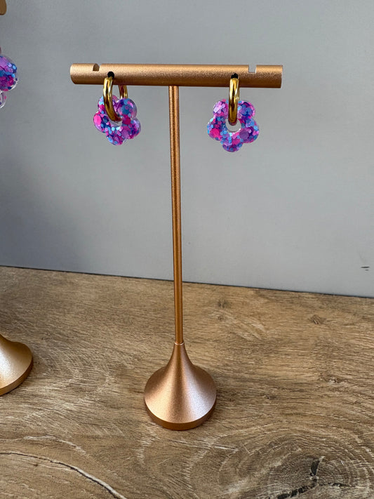 Boucles d'oreille fleur enfants