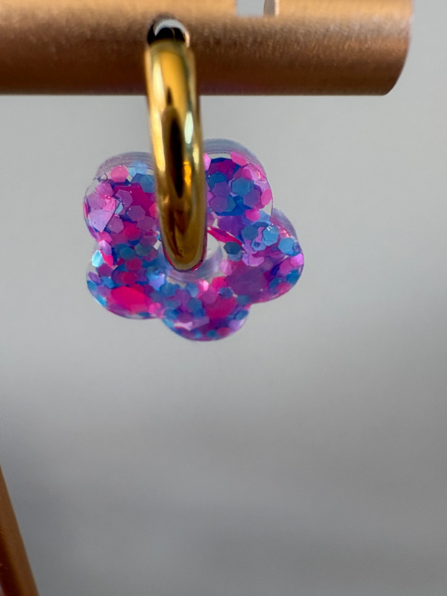 Boucles d'oreille fleur enfants