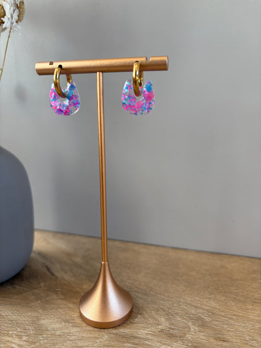 Boucles d'oreille chat enfants