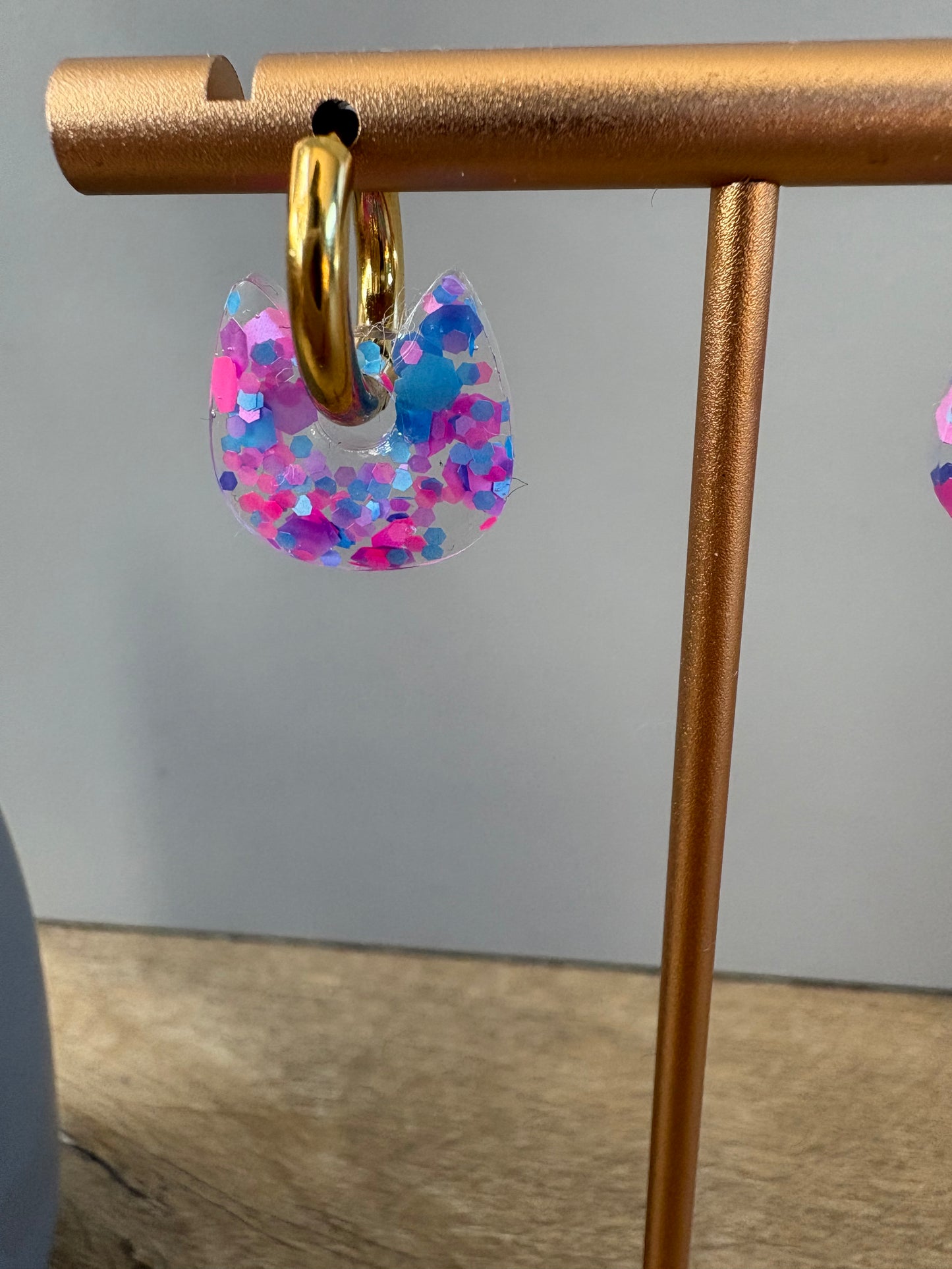 Boucles d'oreille chat enfants