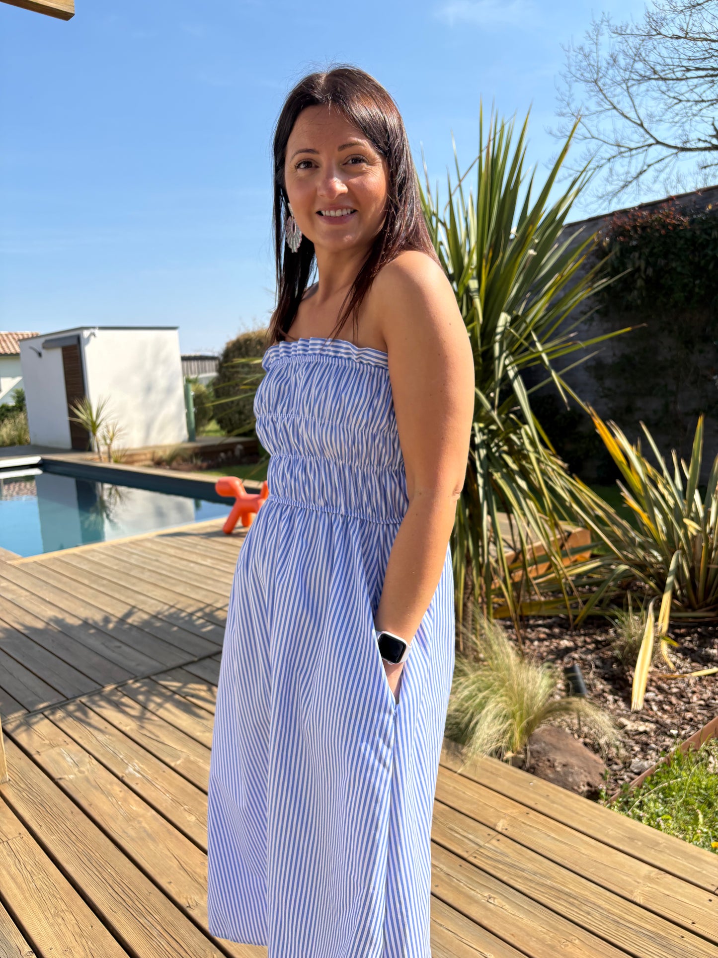 Robe Manon bleue