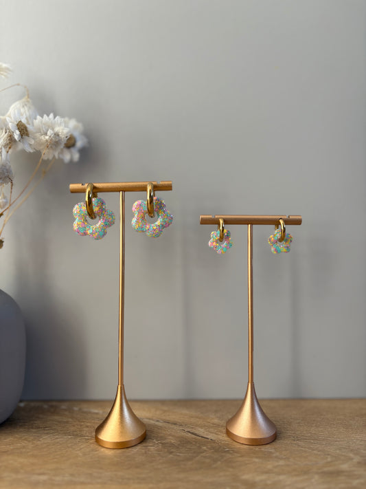 Boucles d'oreille fleur enfants