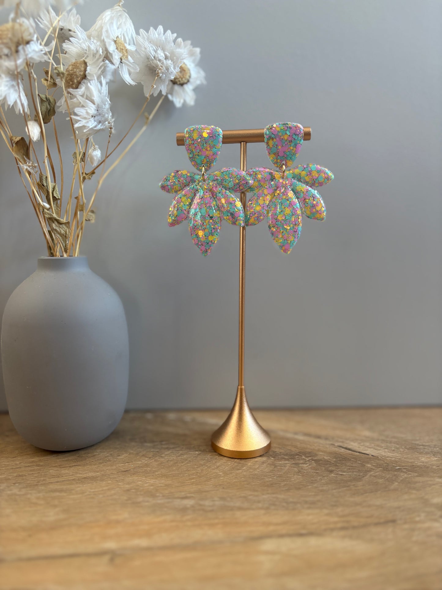 Boucles d'oreille pétales