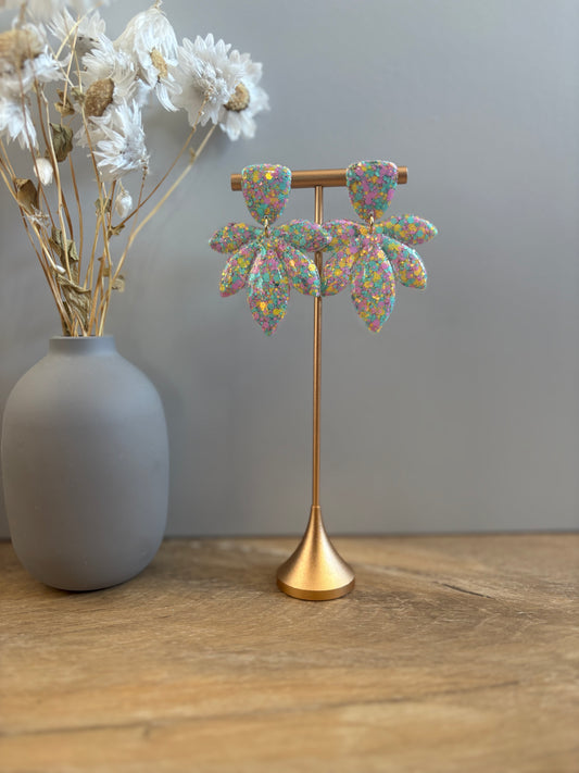 Boucles d'oreille pétales