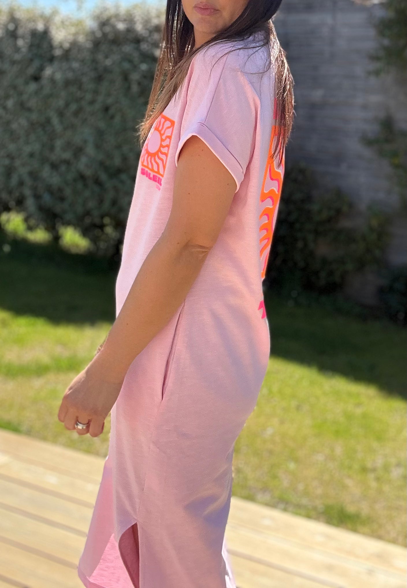 Robe Soleil rose