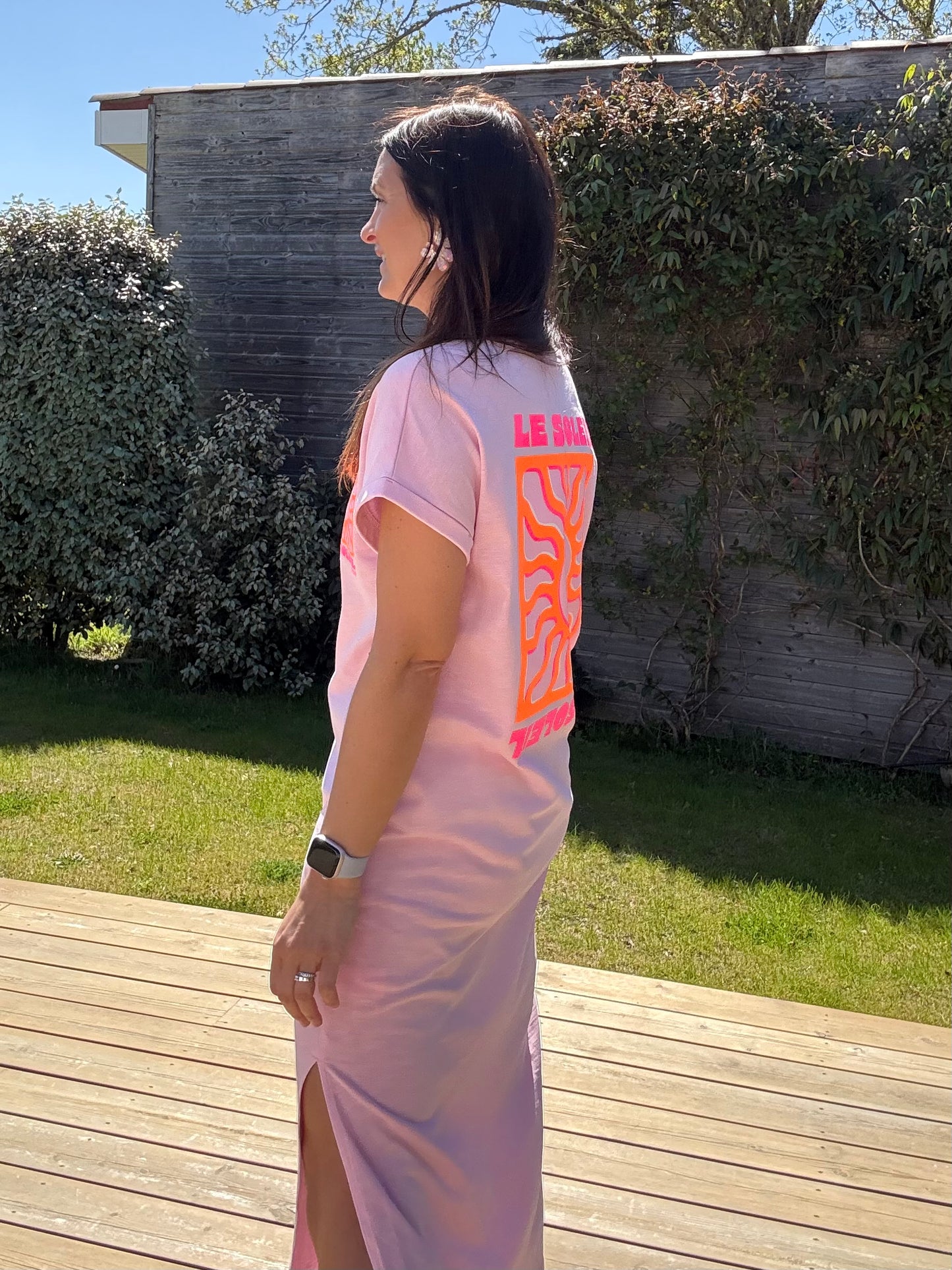 Robe Soleil rose