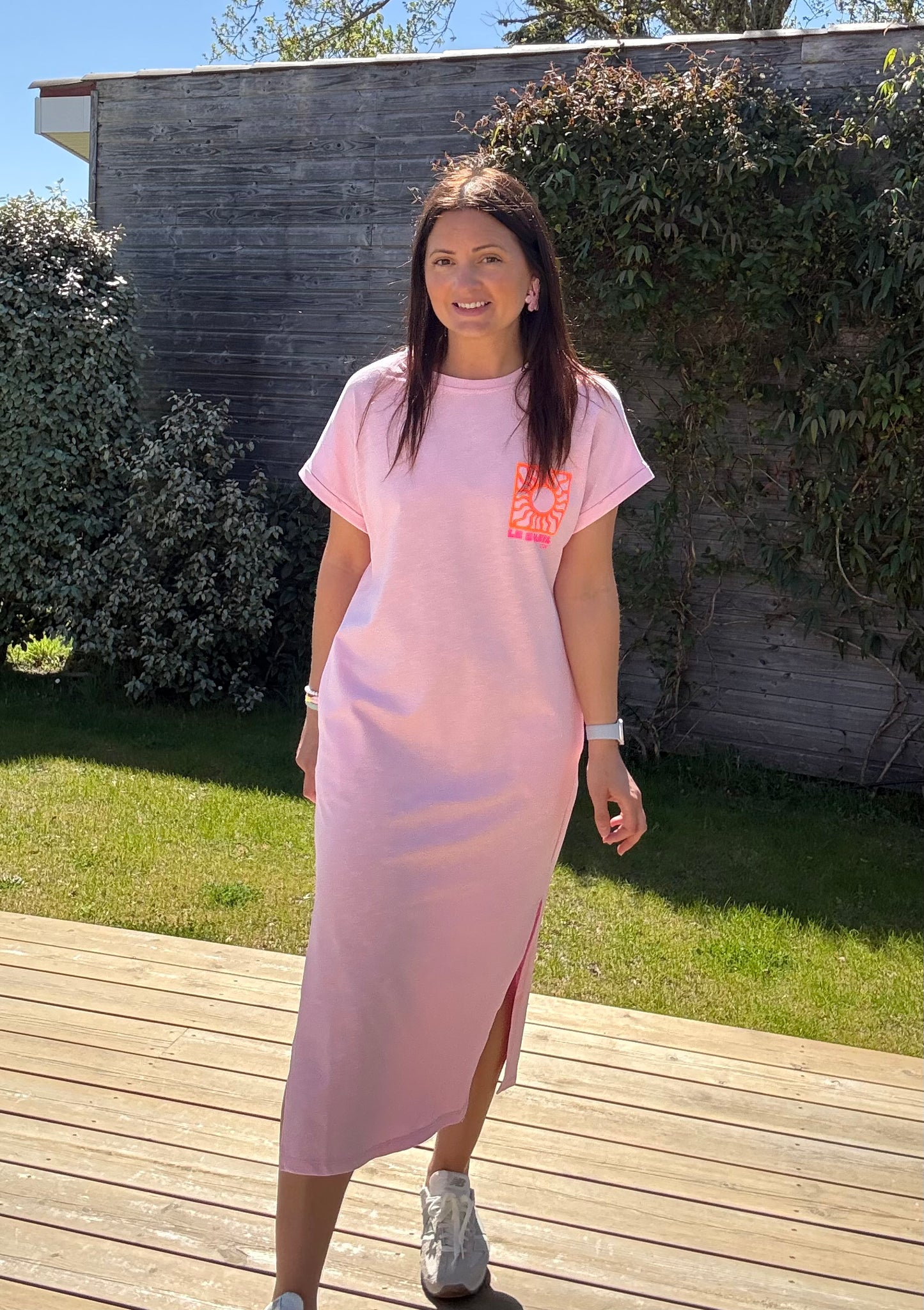Robe Soleil rose