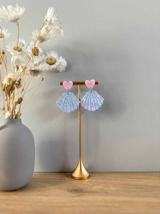 Boucles d'oreilles coquillage