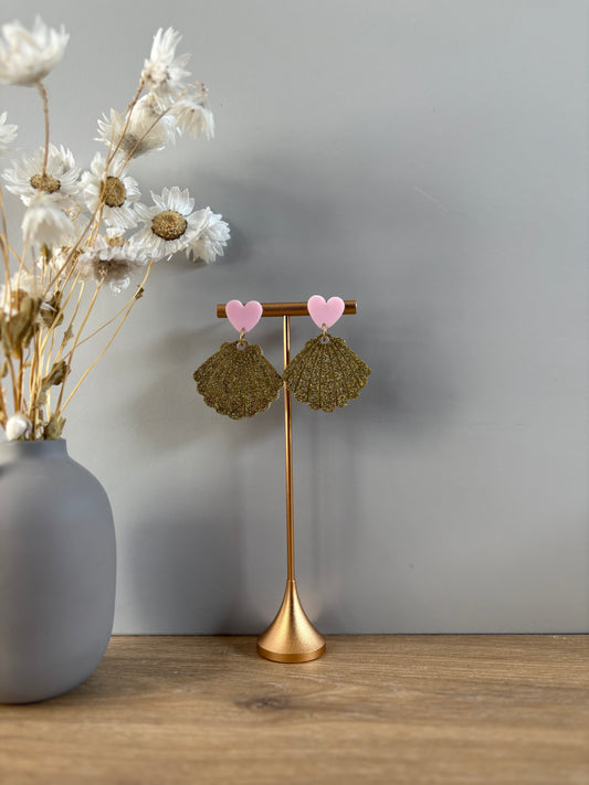 Boucles d'oreilles coquillage