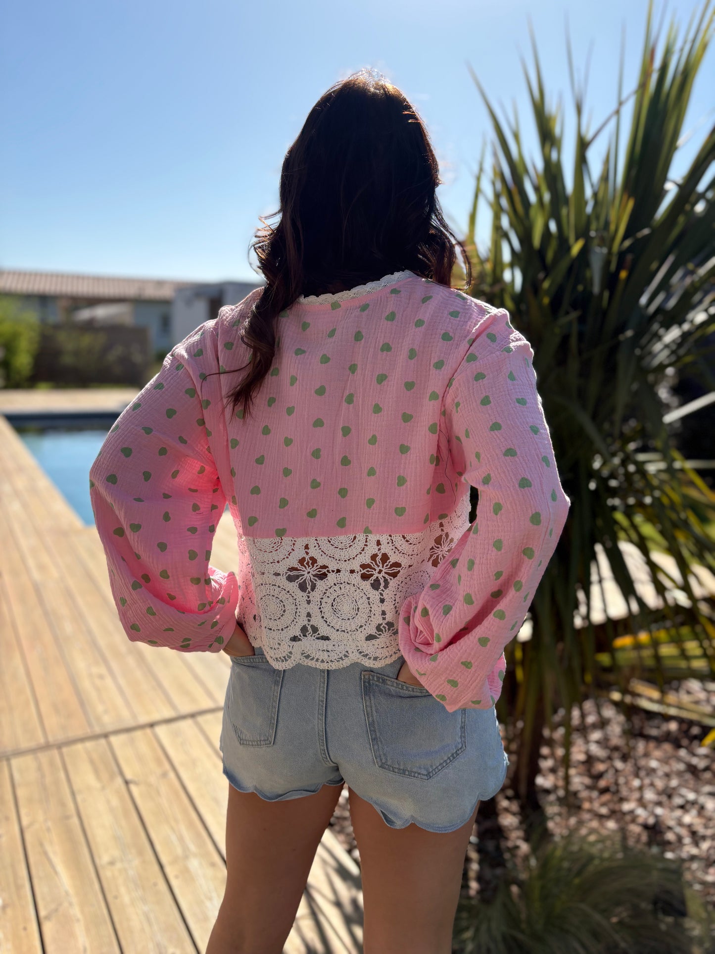 Blouse Zoé rose